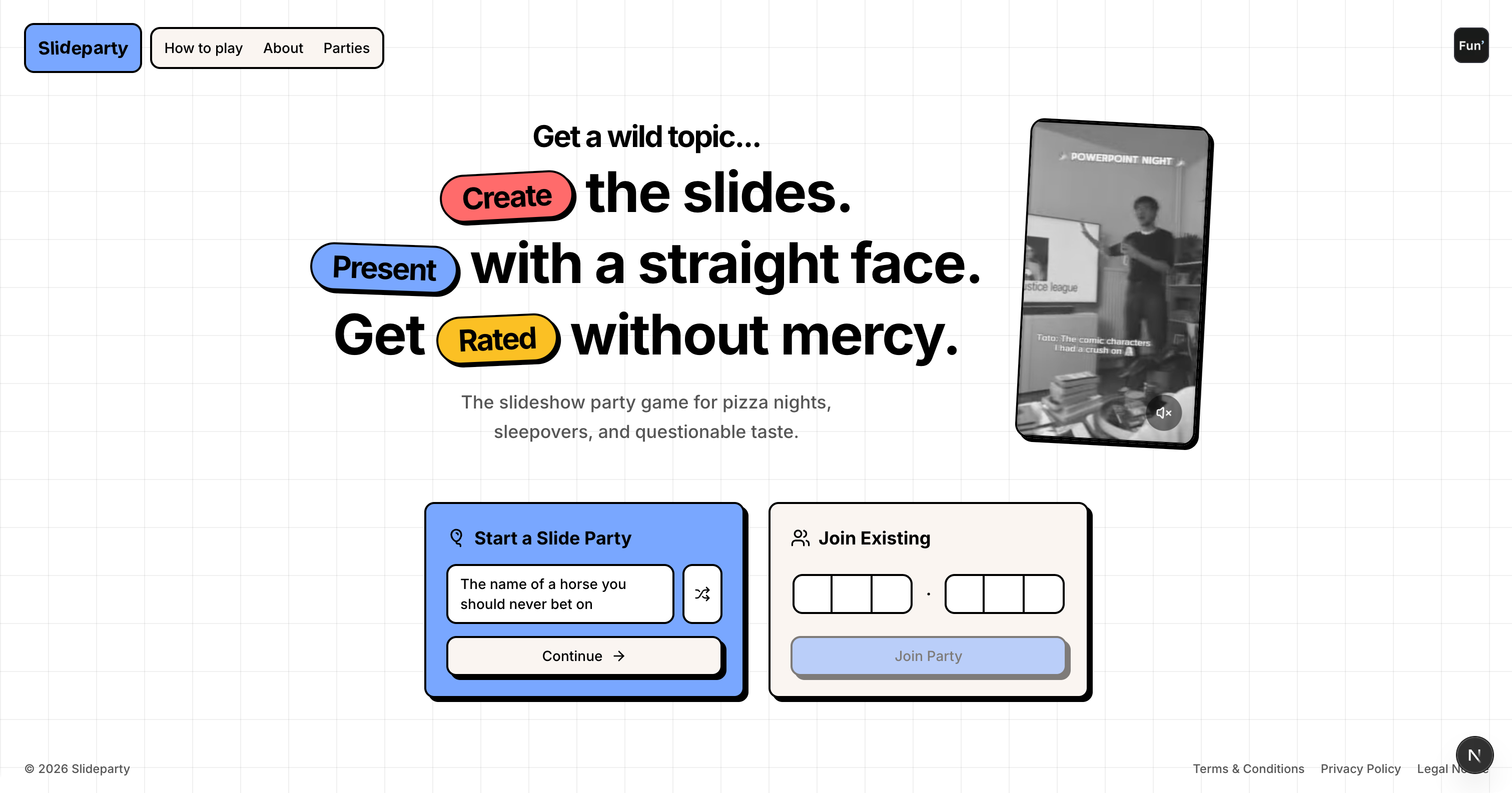 Slideparty: PowerPoint Party Game Platform
