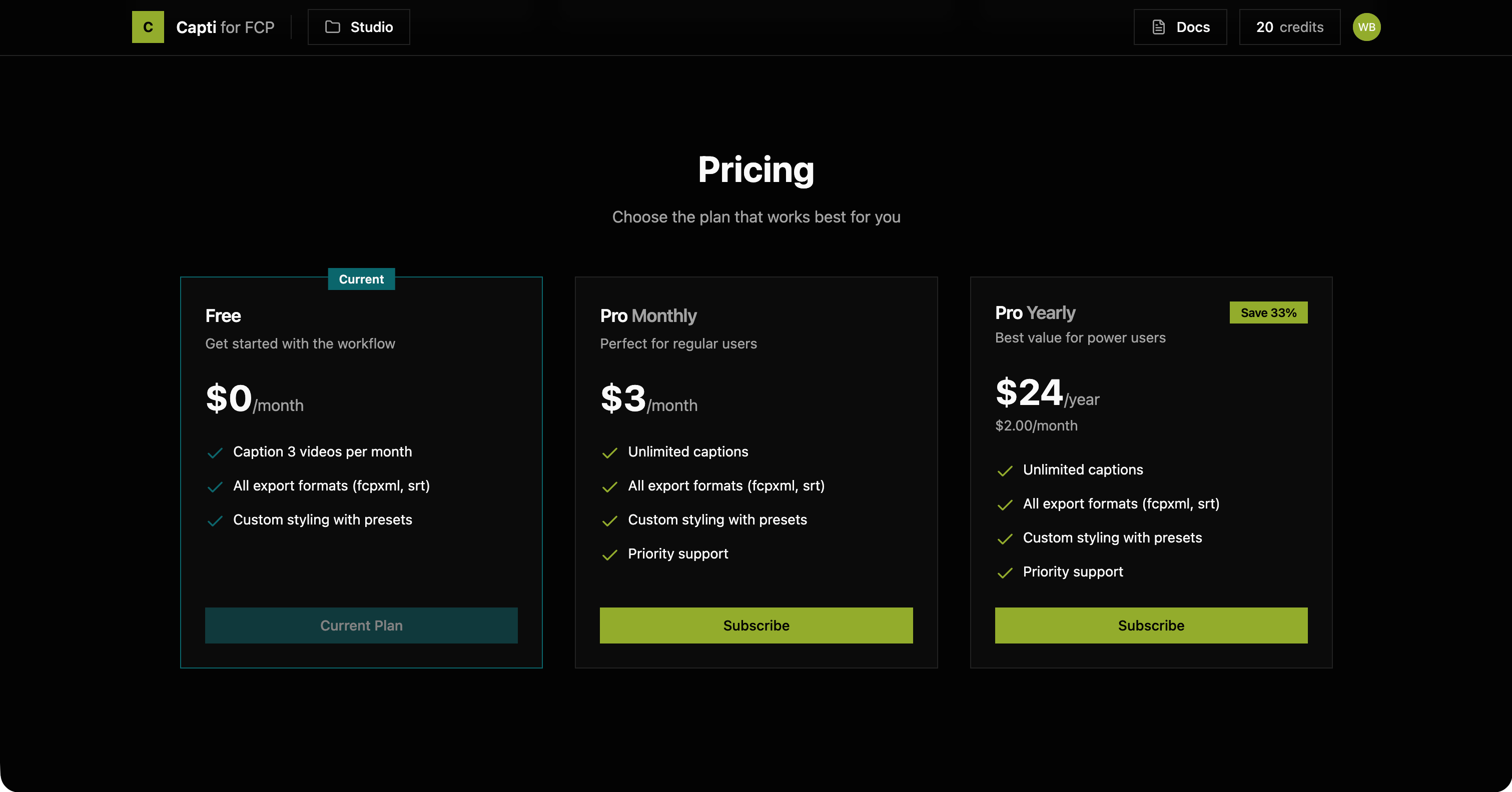 Capti: Final Cut Pro Captioning Tool — 4
