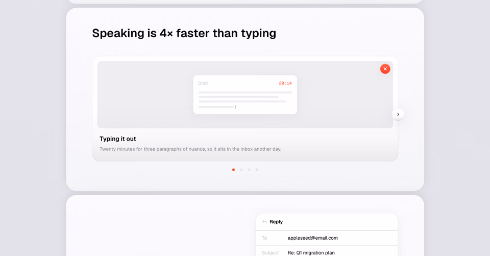 Voicemo: The case against typing, dictation and plain voice notes